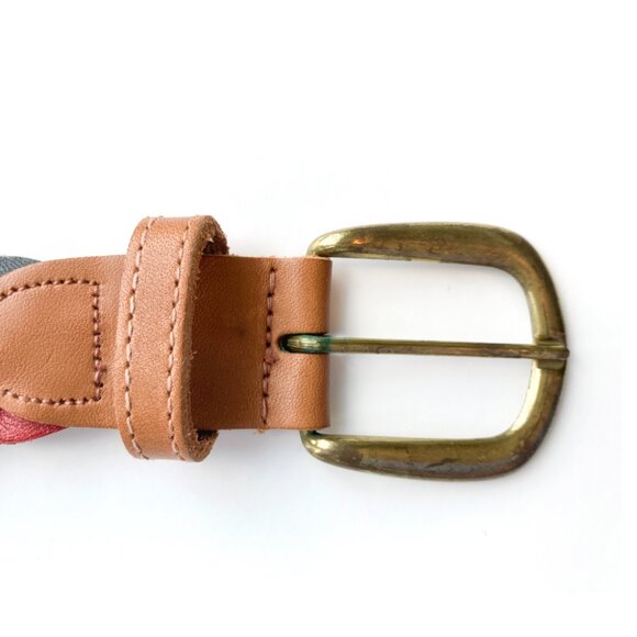 The Limited Leather Color Braid Belt - Picture 5 of 8